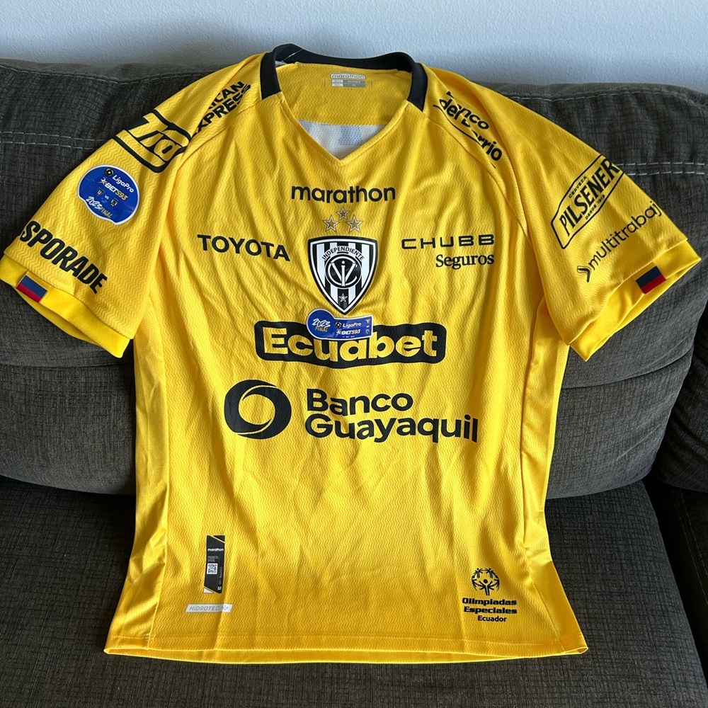 Marathon Authentic Independiente del Valle Moises Ramirez Jersey Men’s Sz: M